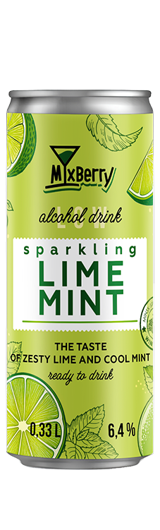 MixBerry Lime and mint/лайм и мята 330 мл.