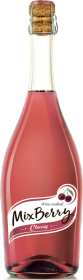 Wine sparkling cocktail “Mixberry” with cherry